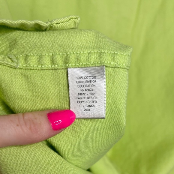 Women’s Sleeveless Button Front Summer Beaded Embroidered Shirt Size X (14W) - Picture 8 of 12